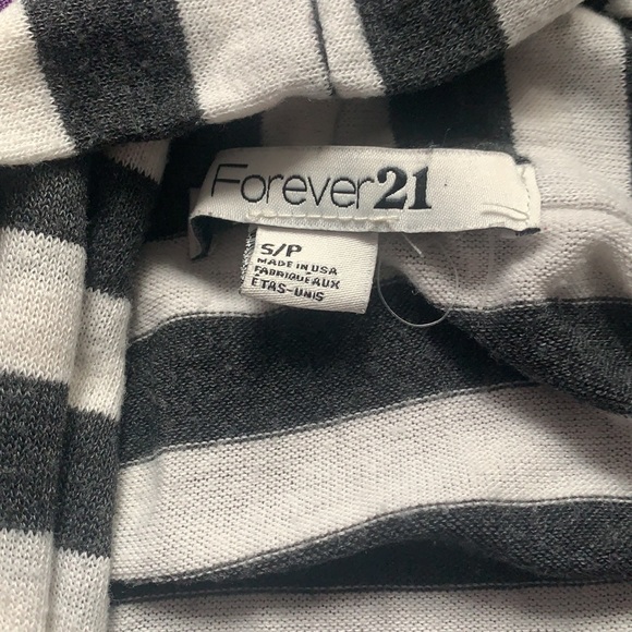 Forever 21 striped cover up cardigan - Picture 2 of 2